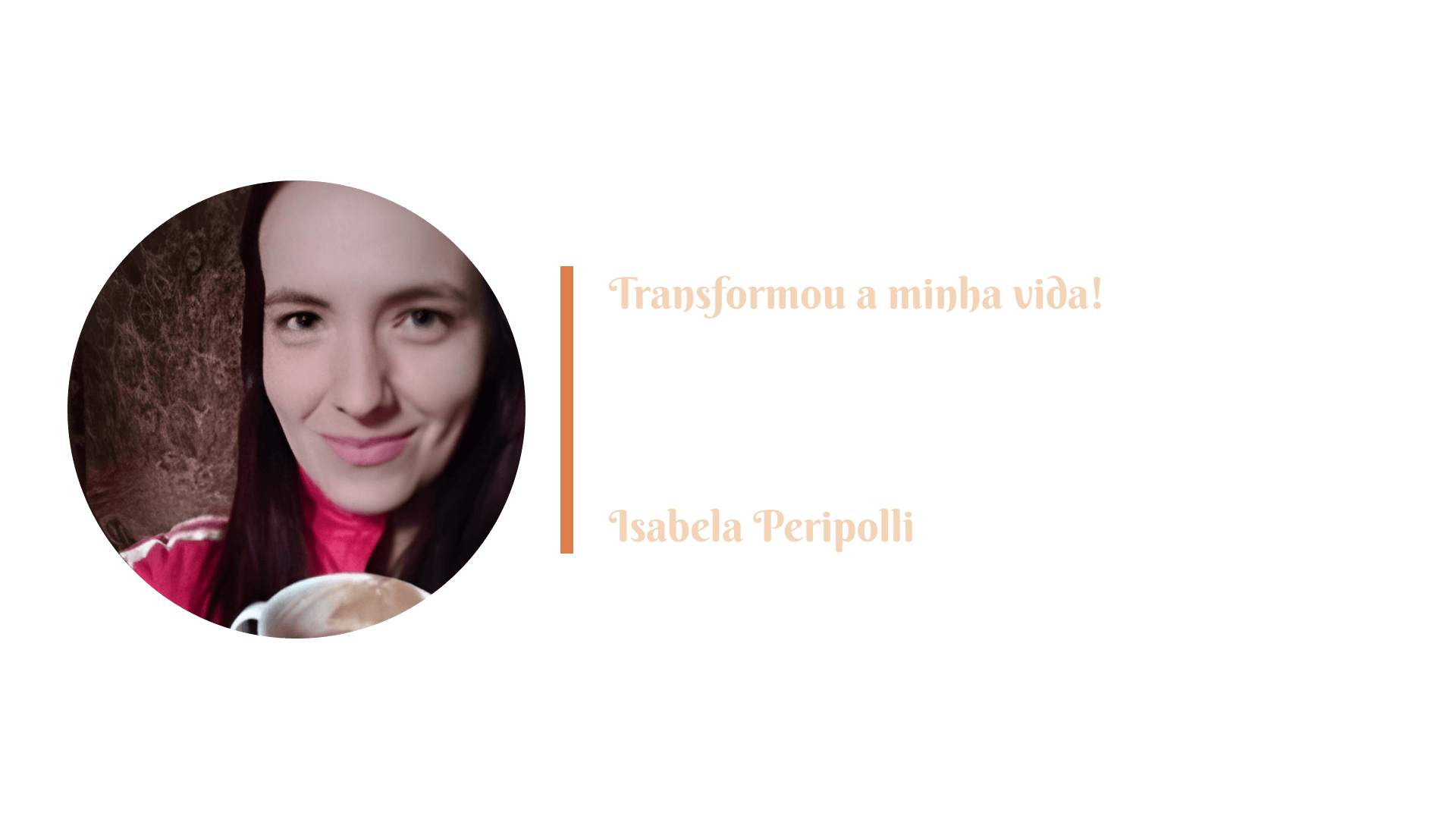 Depoimento Isabela Peripolli